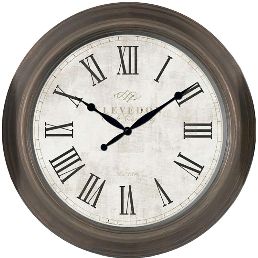 Clocks * | 12In Classic Roman Numeral Wall Clock Brilliant Design