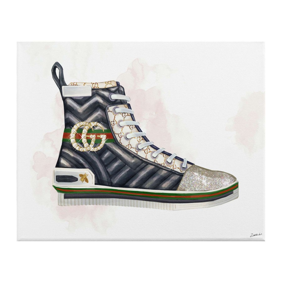 Wall Art * | Glam High-Top Canvas Wall Art, 12 16 Unique Style