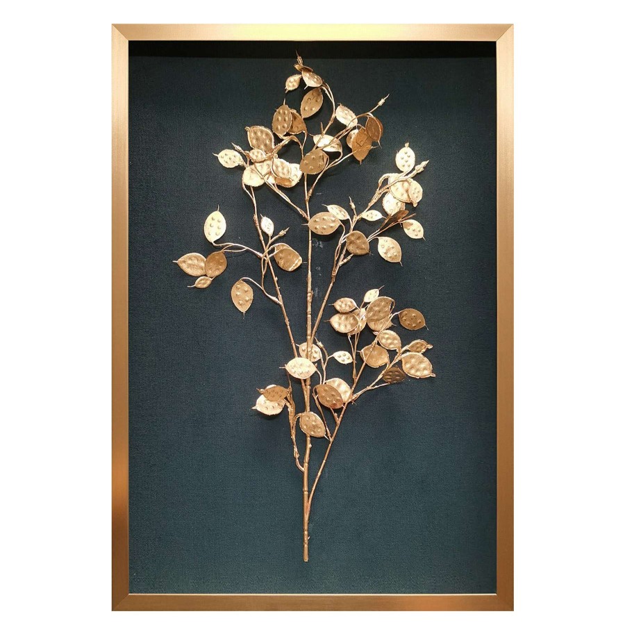 Wall Art * | Tracey Boyd 18X26 Framed Leaf Under Glass Exclusive Design