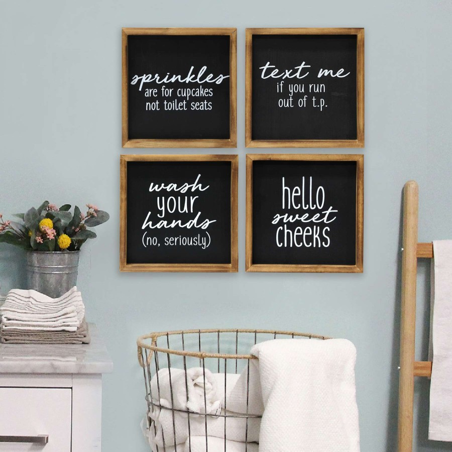 Wall Art * | 10X10 Text Me If You Run Out Of Tp Framed Wall Art Latest Fashion