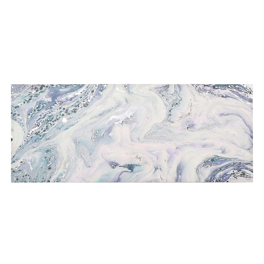 Wall Art * | Laila Ali Marbled Purple Canvas Wall Art, 40 16 Online Discount