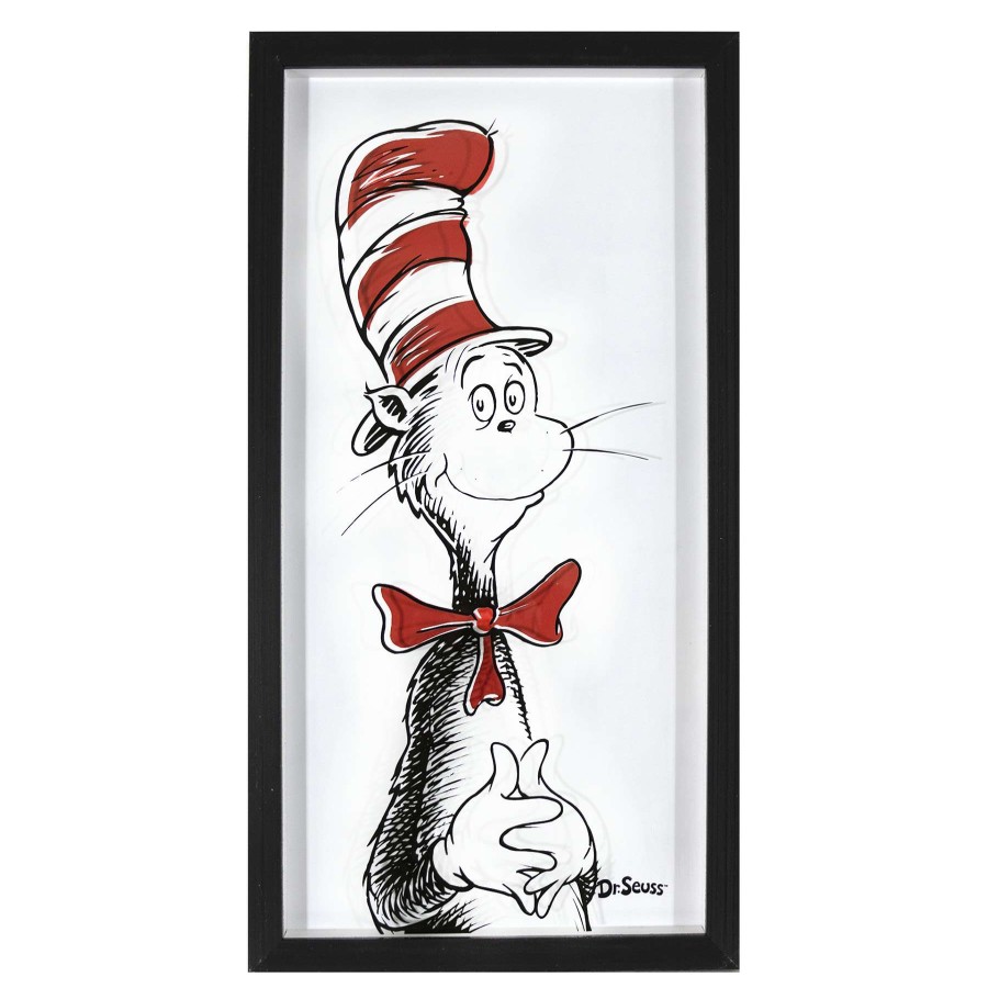 Wall Art * | 10X20 Framed Cat Under Glass Brilliant Design