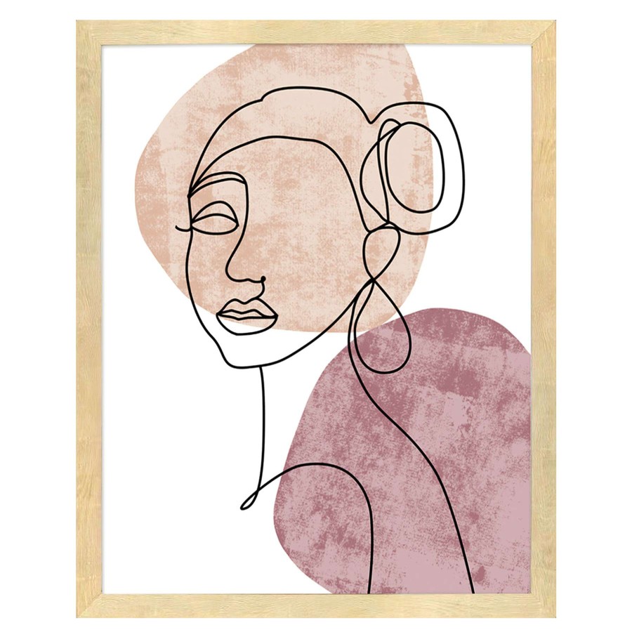 Wall Art * | Tracey Boyd Glass Framed Abstract Female Figure Print, 16 20 Offering Discounts