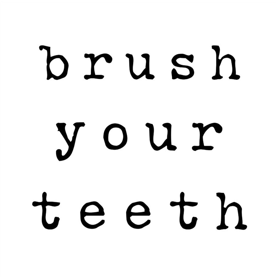 Wall Art * | 12X12 Brush Your Teeth Canvas Wall Art Store