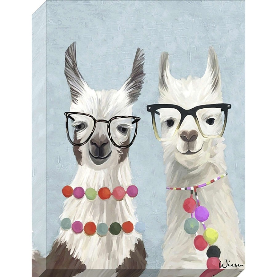 Wall Art * | Fancy Llamas Enhanced Canvas Wall Art, 24 36 Limited Edition