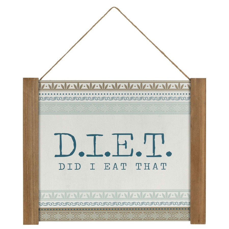 Wall Art * | 13X10 Diet Sign Good Quality