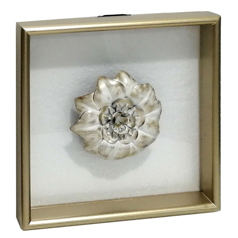 Wall Art * | Grace Mitchell 12X12 Framed Grace Flower Cheaper