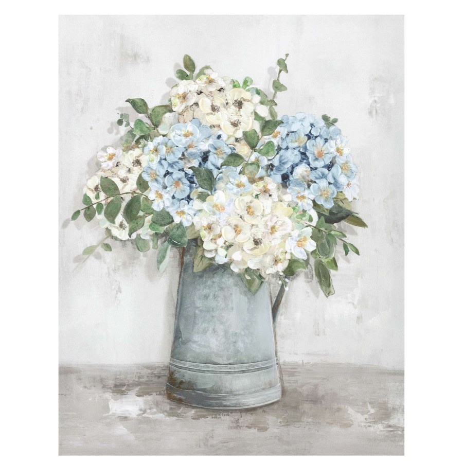 Wall Art * | Honeybloom Floral Canvas Wall Art, 16 20 Tendy Style