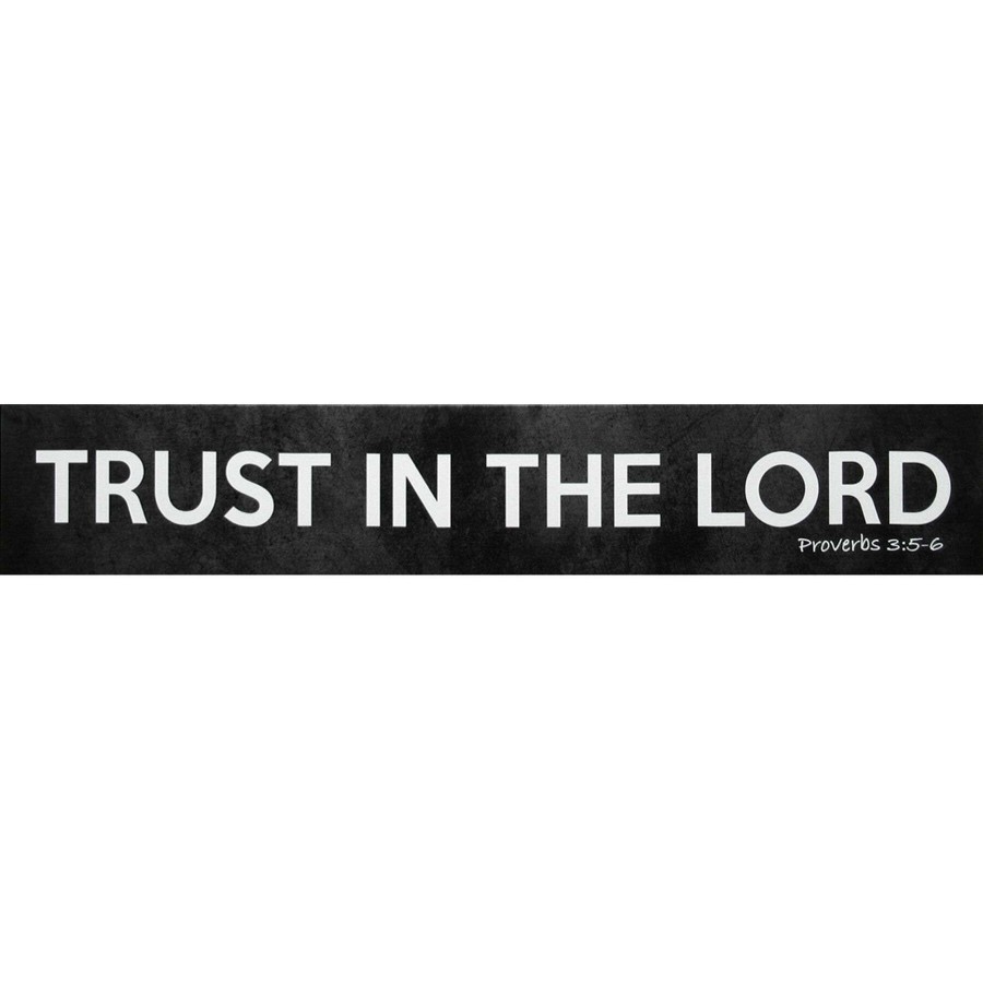 Wall Art * | Trust In The Lord Canvas Wall Art, 36 6 Brilliant Design