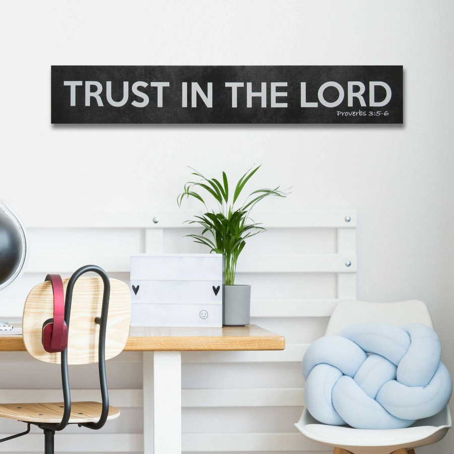 Wall Art * | Trust In The Lord Canvas Wall Art, 36 6 Brilliant Design