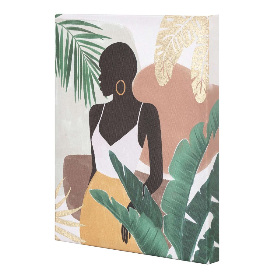 Wall Art * | Cabana Lady Canvas Wall Art, 11 14 Special Design