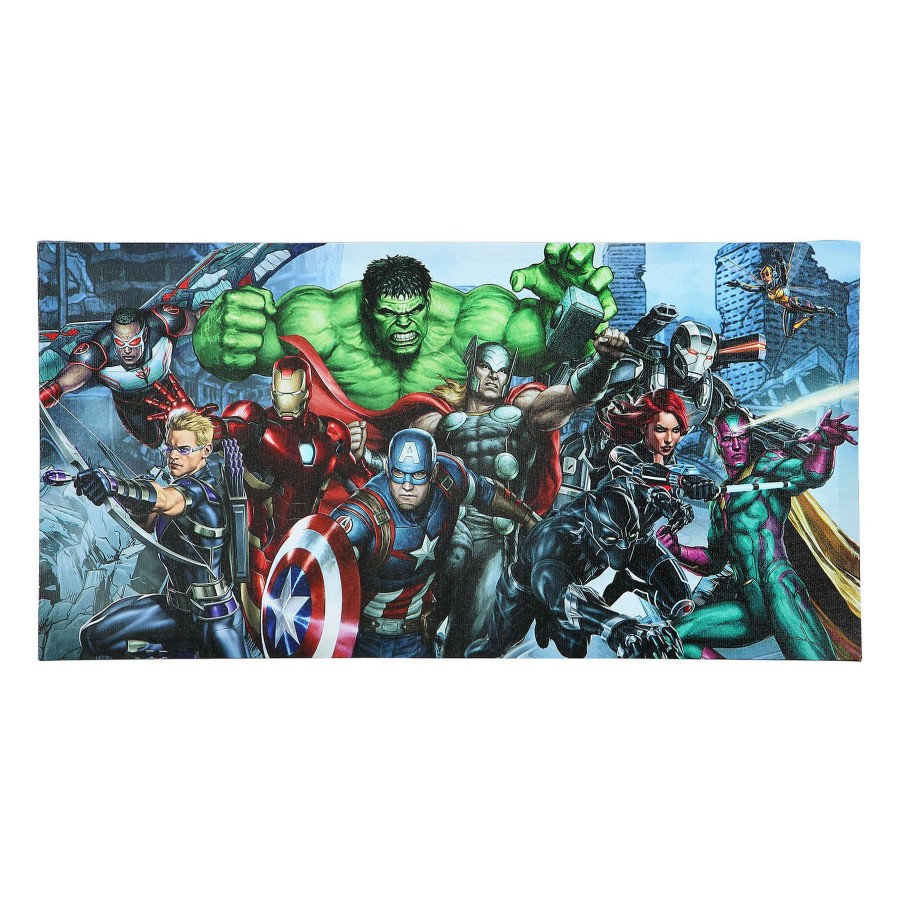 Wall Art * | Aa 24X12 Avengers Canvas Wall Promotion