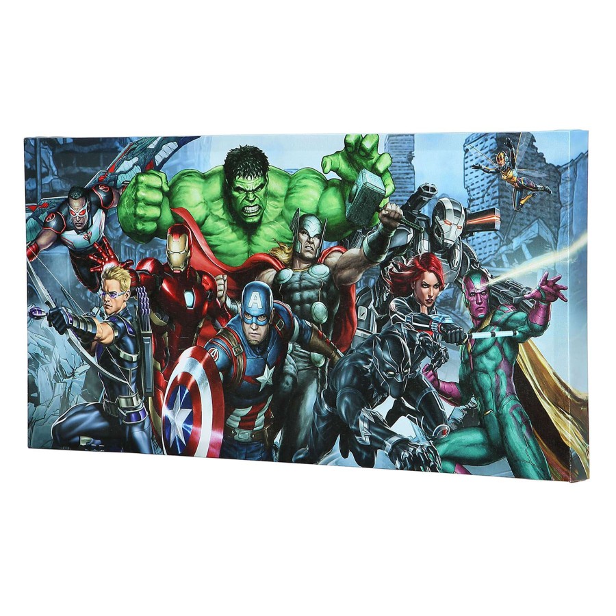 Wall Art * | Aa 24X12 Avengers Canvas Wall Promotion