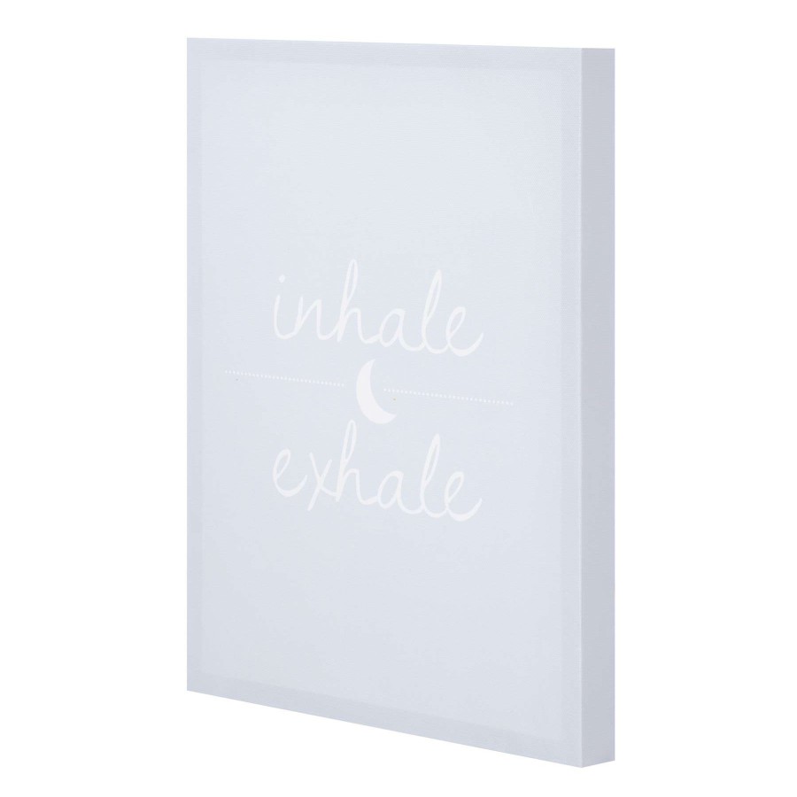 Wall Art * | Inhale Exhale Canvas Wall Art, 11 14 Online