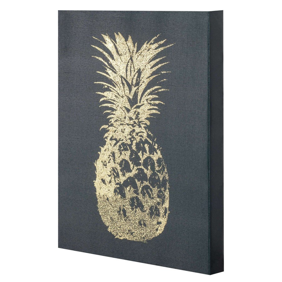 Wall Art * | Pineapple Canvas Wall Art, 11 14 At Low Price