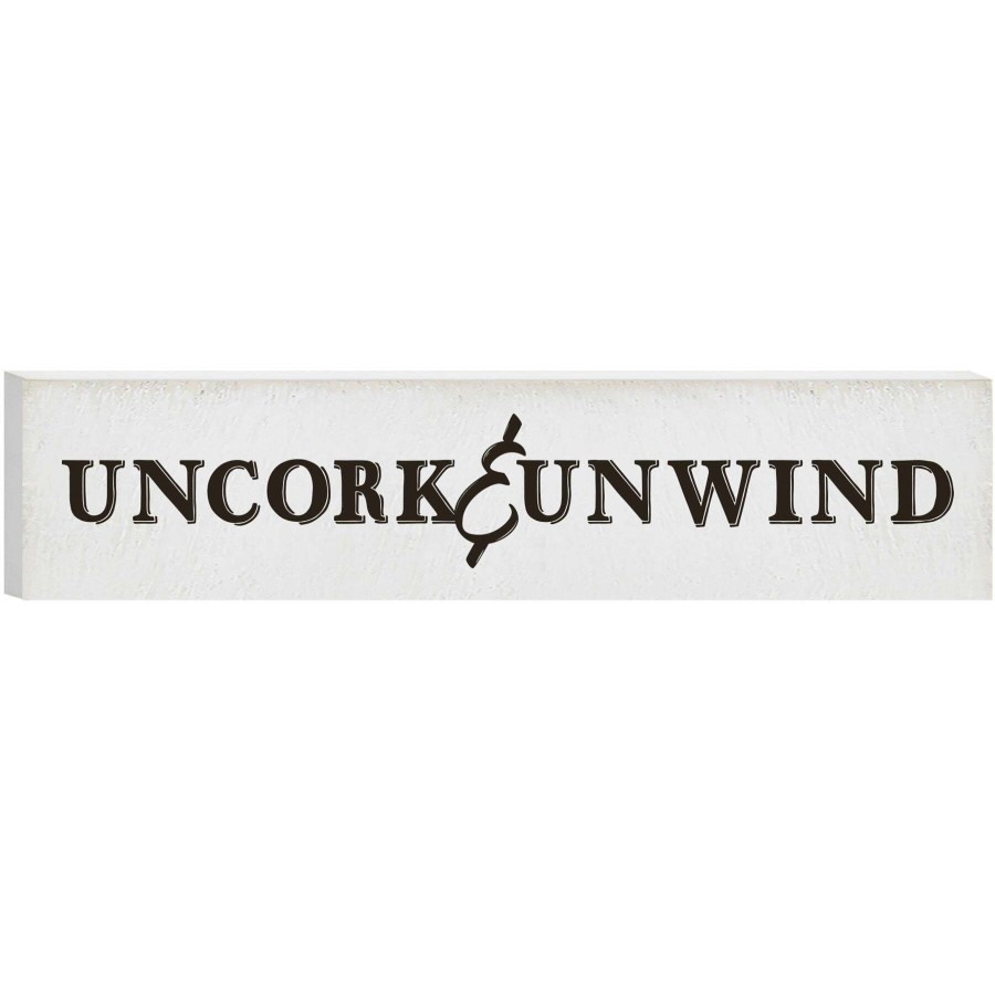 Wall Art * | 18X4 Uncork Unwind Wall Art Good Quality