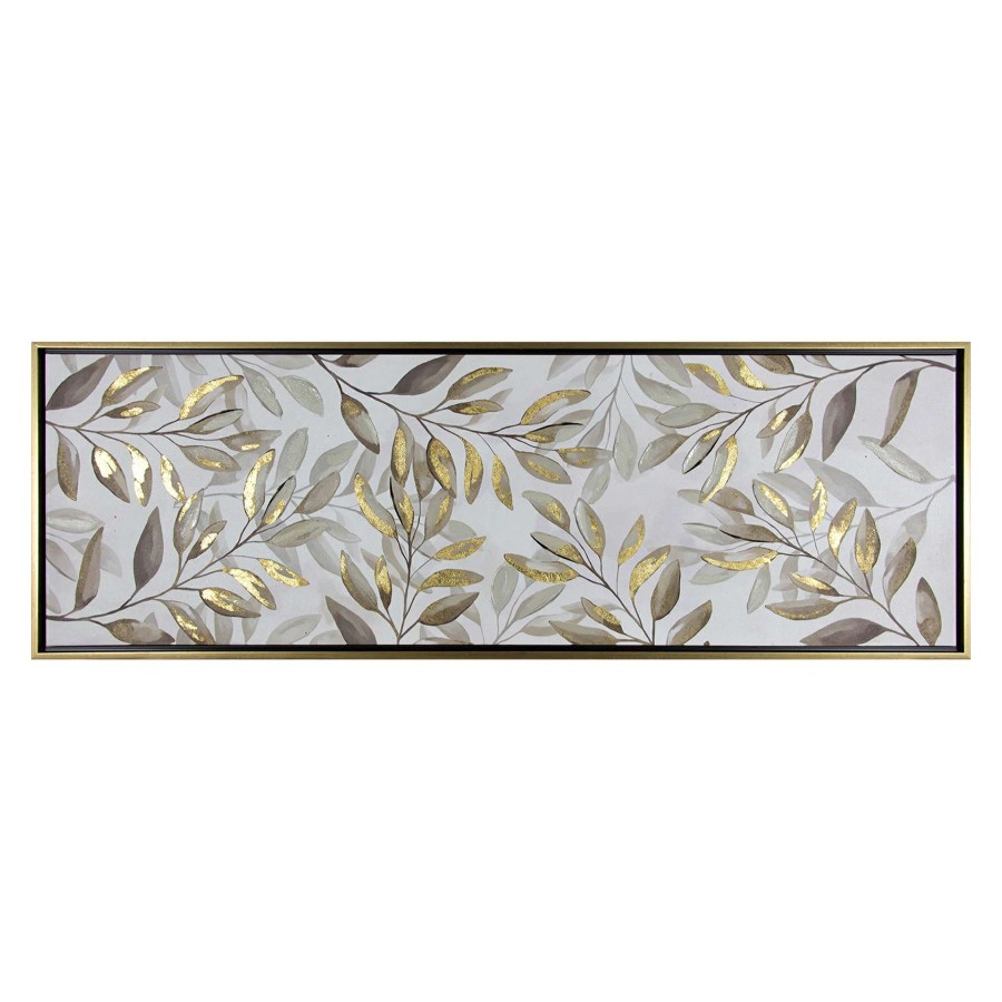 Wall Art * | 20X60 Champagne Leaves Best Quality