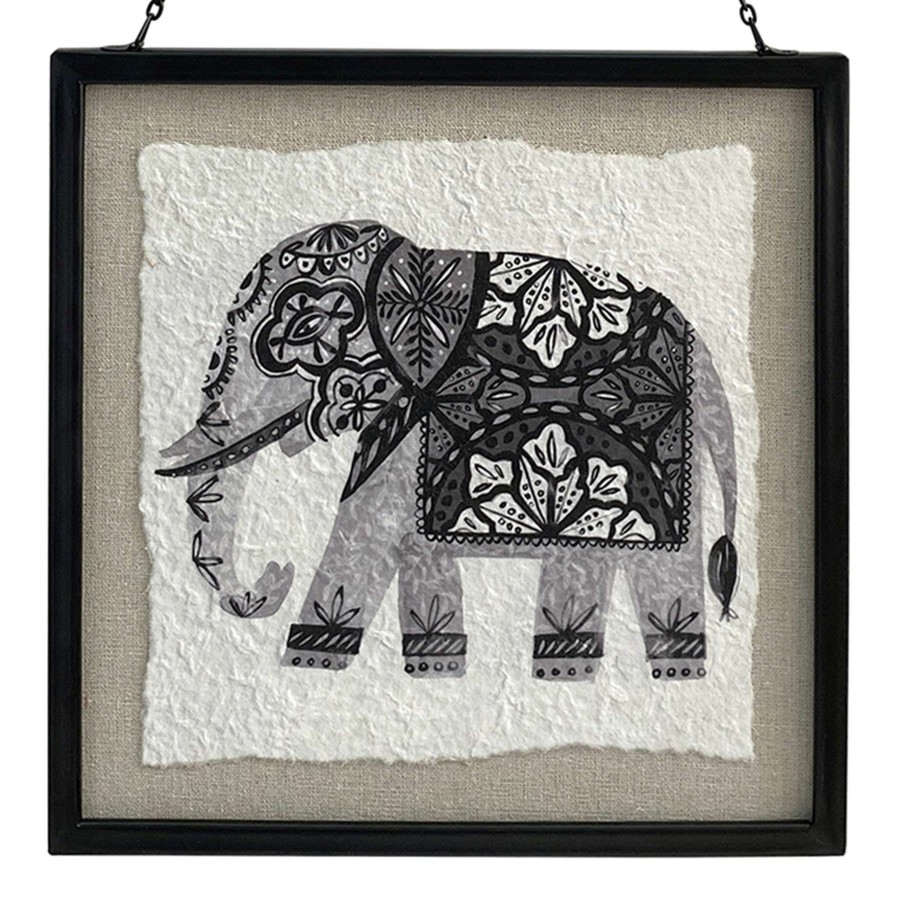 Wall Art * | Elephant Framed Wall Art, 10 Hot Sale