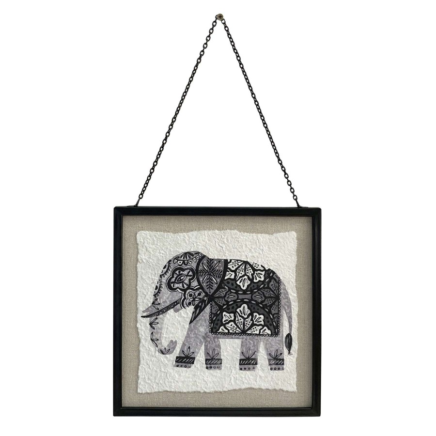 Wall Art * | Elephant Framed Wall Art, 10 Hot Sale