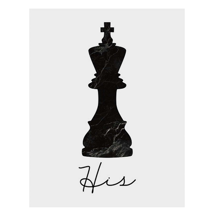 Wall Art * | 8X10 2Pc Chess His And Hers Canvas Wall Art Hot Sell