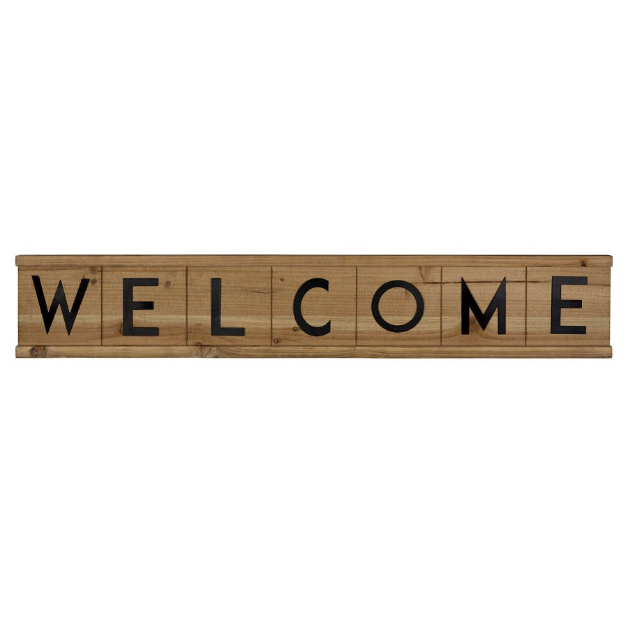 Wall Art * | 40X7 Welcome Scrabble Sign Offering Discounts