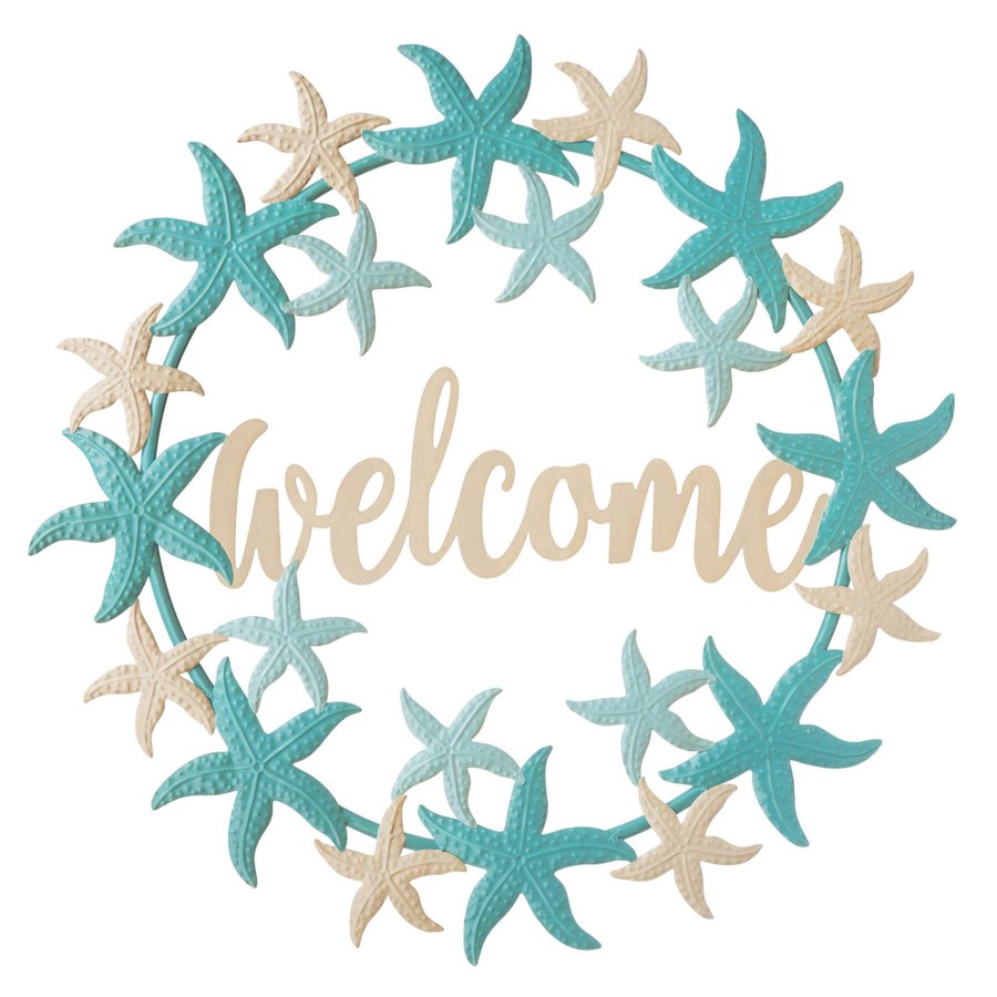 Wall Art * | Ty Pennington Welcome Starfish Wall Decor, 24 Shoping Model