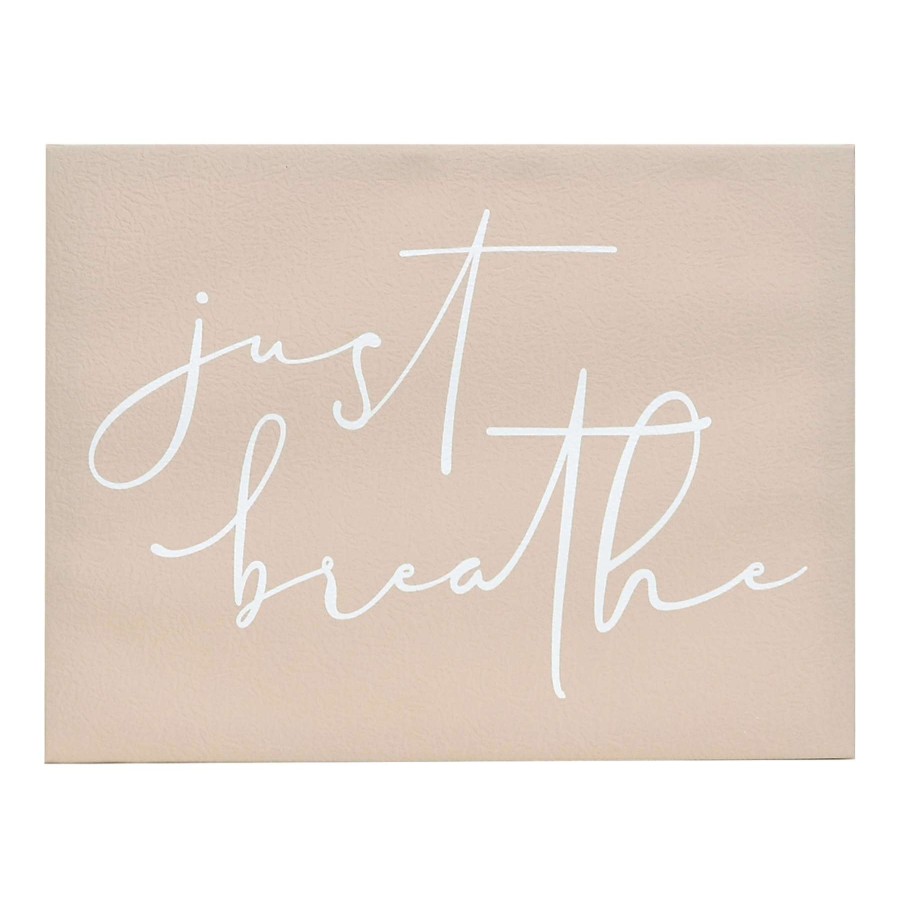 Wall Art * | Just Breathe Canvas Wall Art, 12 16 Discount Store