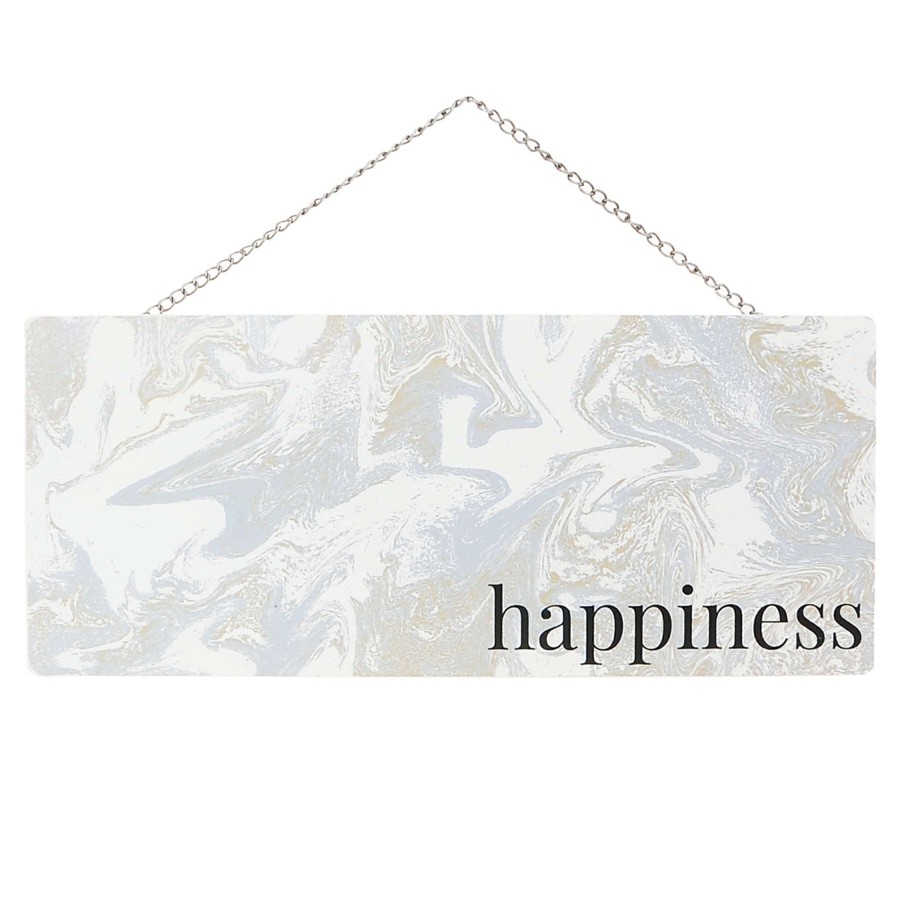 Wall Art * | Laila Ali Happiness Wall Sign, 12 Discount