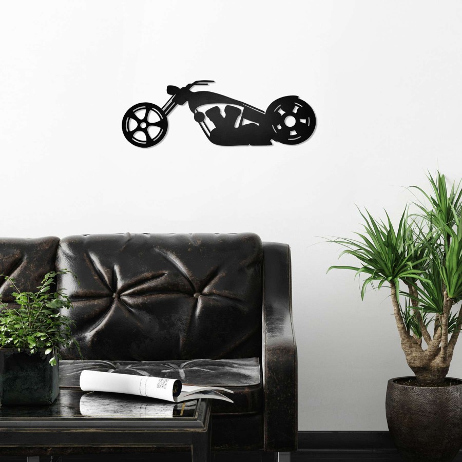 Wall Art * | 23X8 Motorcycle At Low Price