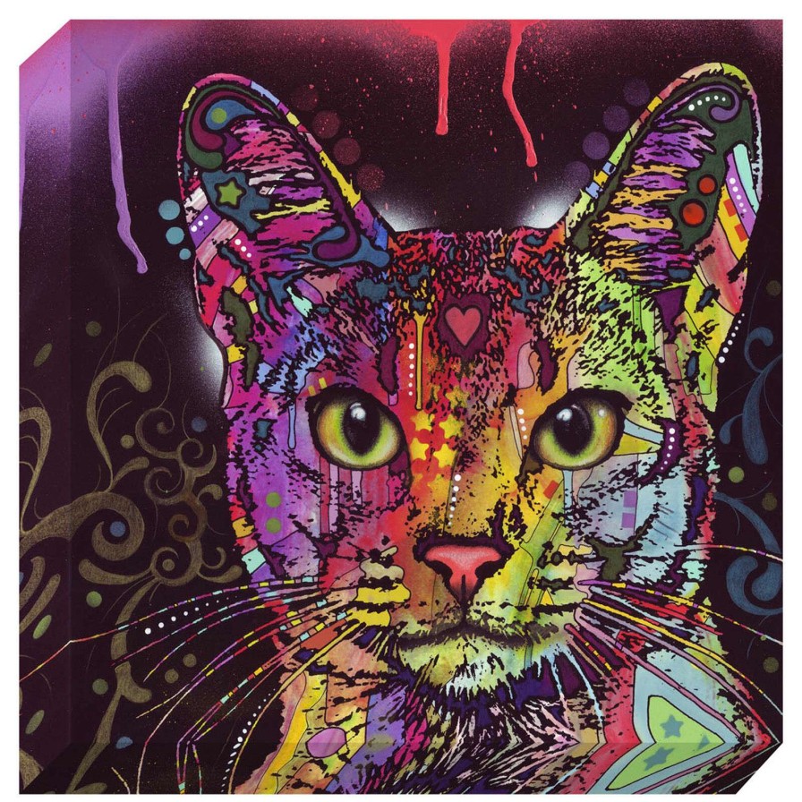 Wall Art * | Multicolor Cats Textured Canvas Wall Art, 12 Unique Style