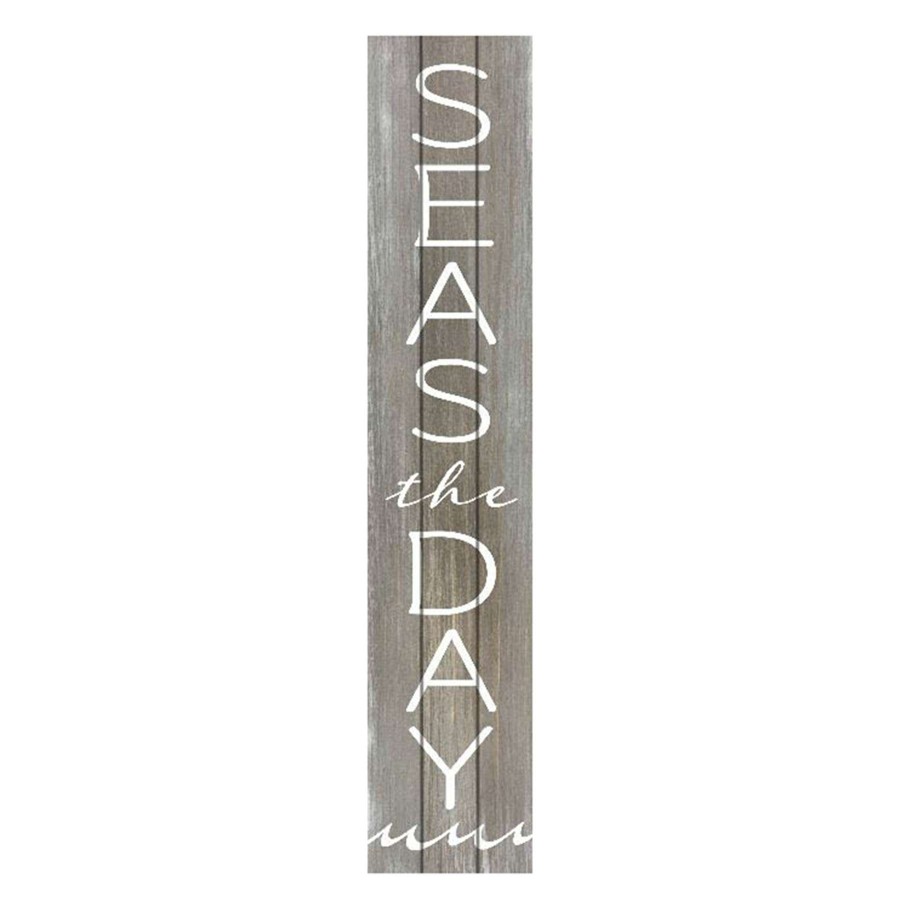 Wall Art * | Seas The Day Wall Sign, 12 60 Special Design