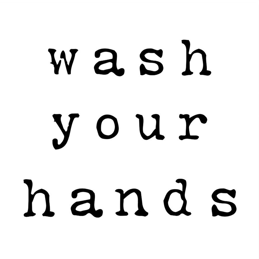 Wall Art * | 12X12 Wash Your Hands Canvas Wall Art Top Sell