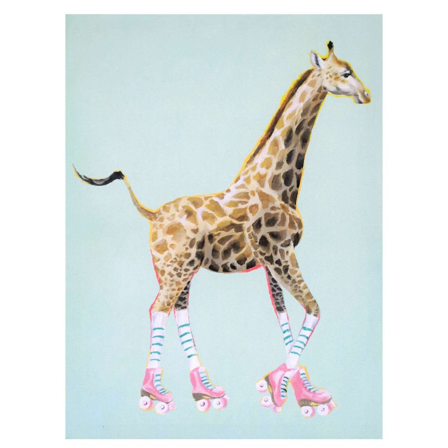 Wall Art * | 12X16 Giraffe Canvas Wall Art Online