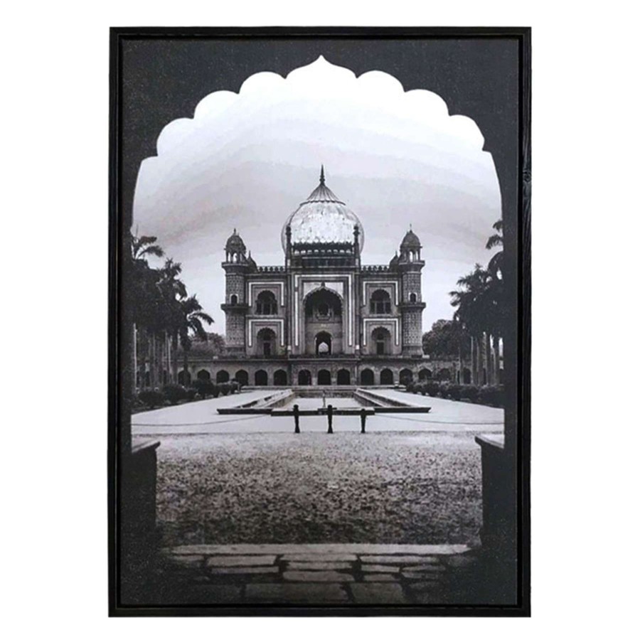 Wall Art * | Taj Mahal Framed Canvas Wall Art, 22 32 Best Quality