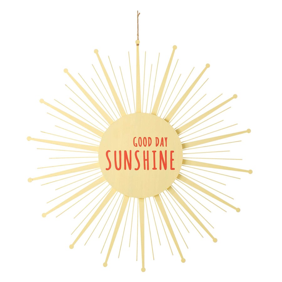 Wall Art * | Good Day Sunshine Wall Sign, 30 At Low Price