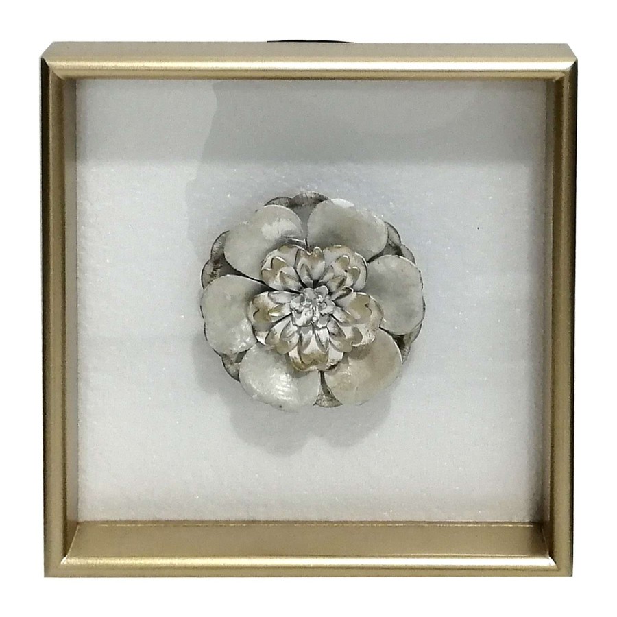 Wall Art * | Grace Mitchell 12X12 Framed Grace Flower Original Model