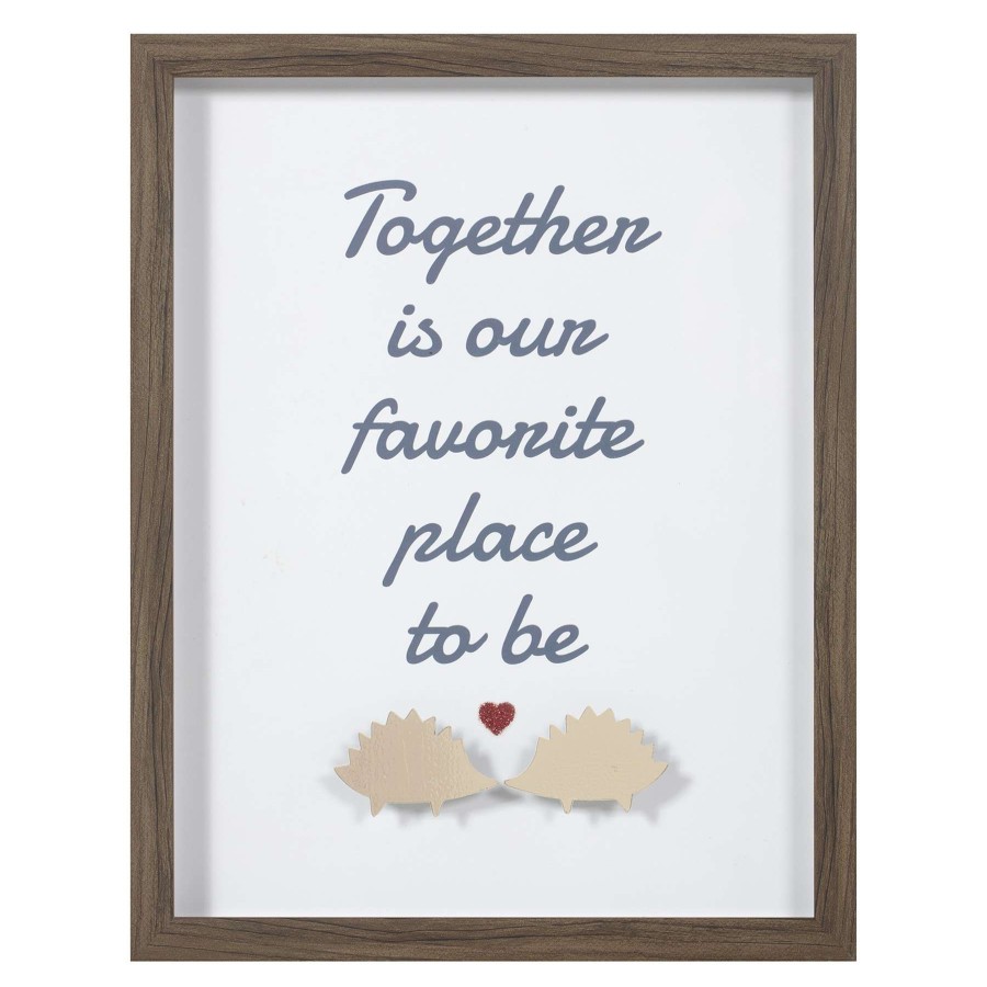 Wall Art * | Honeybloom Together Is Our Favorite Framed Wall Decor, 11 14 Discount