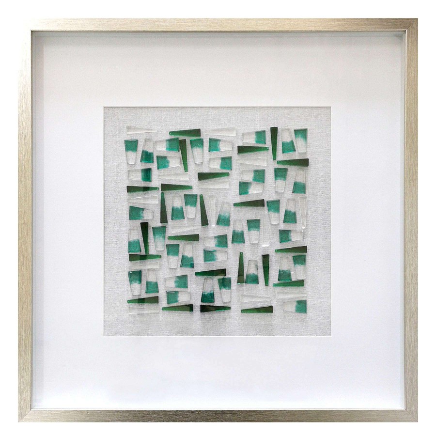 Wall Art * | Tracey Boyd 24X24 Framed Abstract Under Glass Best Sale