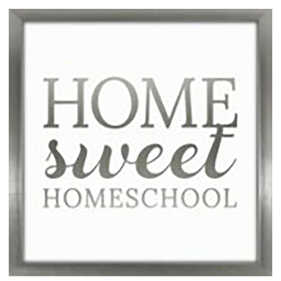 Wall Art * | 14X14 Under Glass Homeschool Offering Discounts