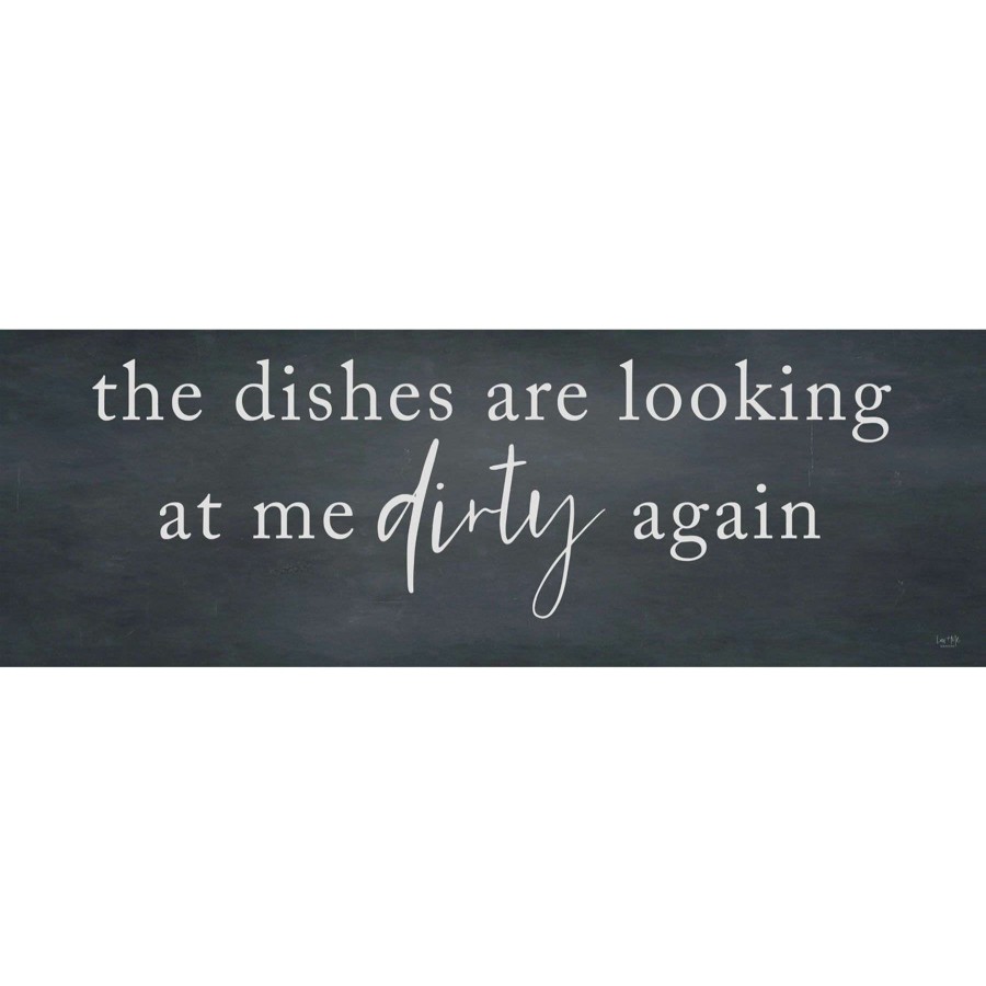 Wall Art * | Dishes Are Looking At Me Canvas Wall Art, 36 12 Latest Fashion