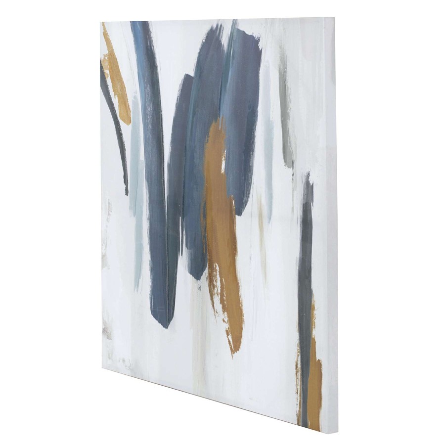 Wall Art * | Ty Pennington 40X40 Embellished Abstract Canvas Excellent Quality