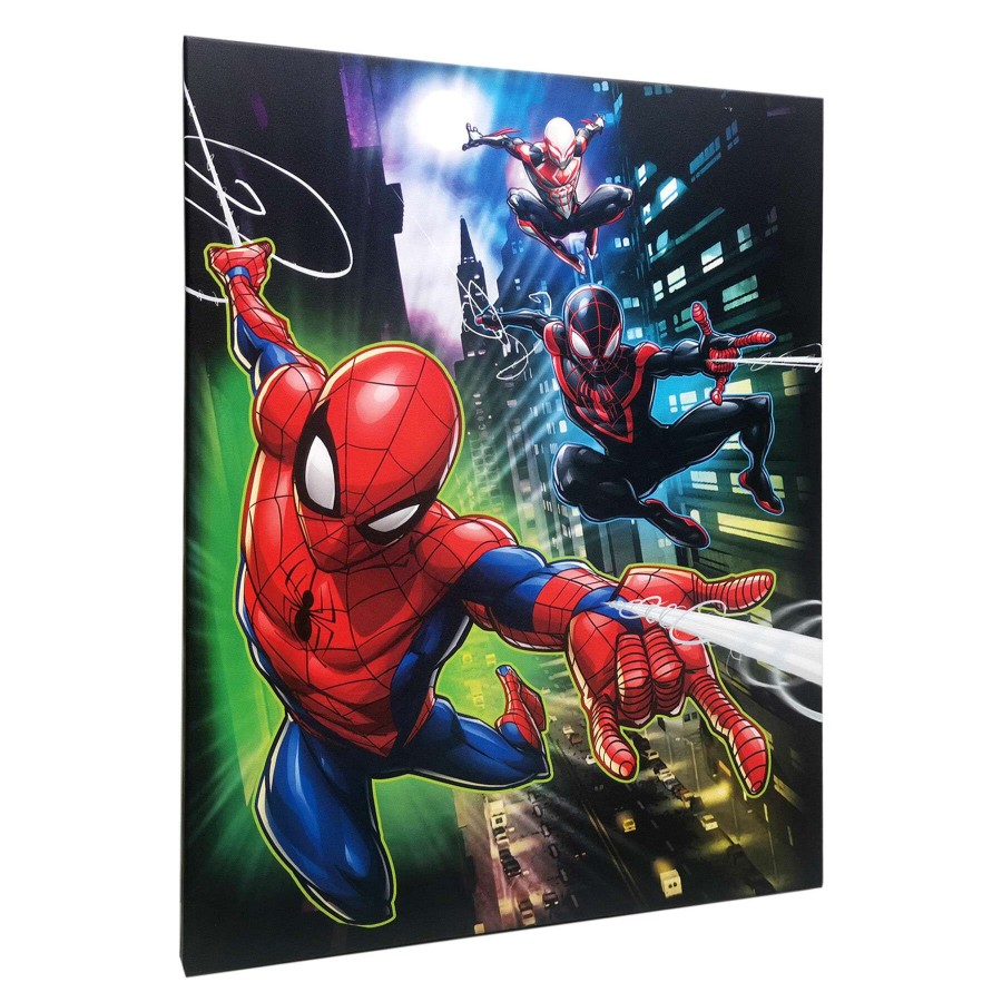 Wall Art * | Marvel Spider-Verse Canvas Wall Art, 16 20 Hot Sell