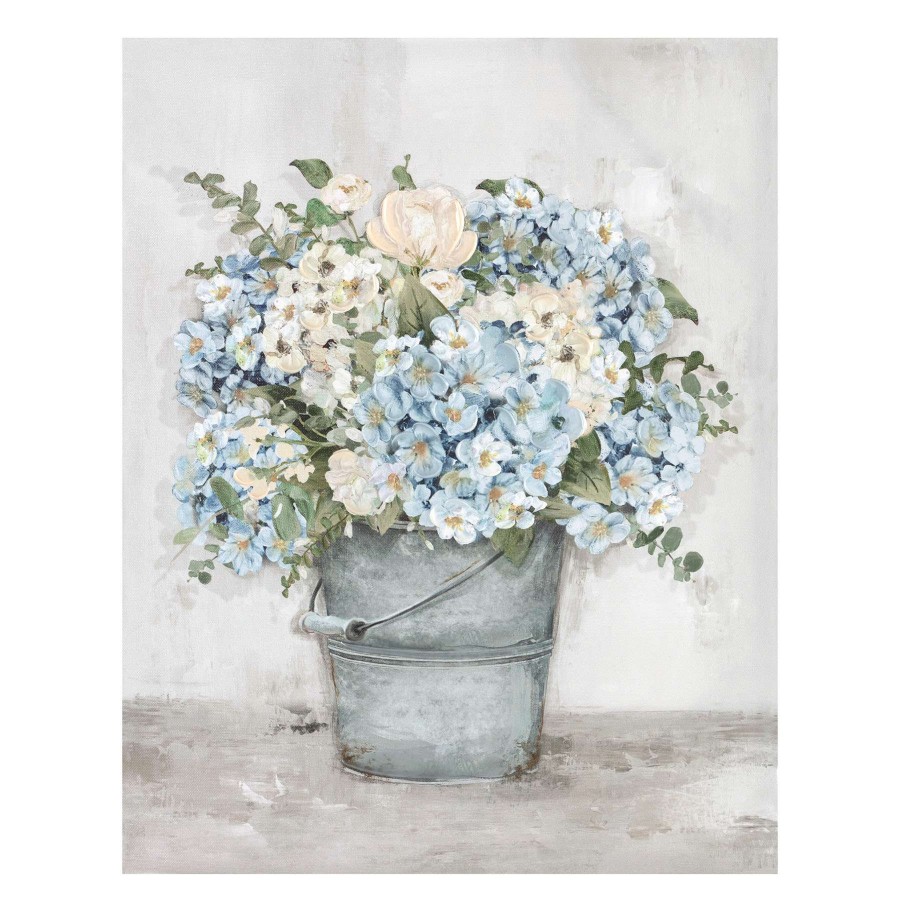 Wall Art * | Honeybloom Floral Canvas Wall Art, 16 20 Outlet