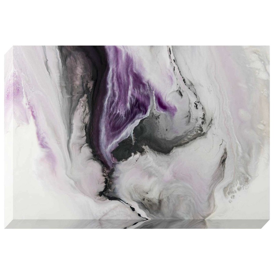 Wall Art * | Purple Storm Canvas Wall Art, 24 36 Online