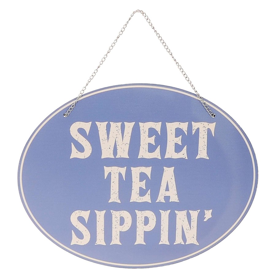 Wall Art * | Sweet Tea Sippin' Wall Sign, 11 14 Discount