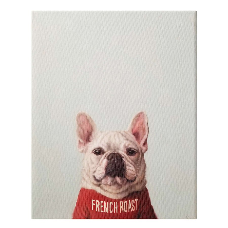 Wall Art * | French Roast Dog Canvas Wall Art, 12 16 Store