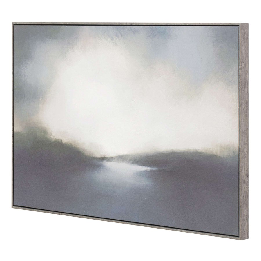 Wall Art * | Ty Pennington 36X24 Framed Muted Sky Canvas Excellent Quality