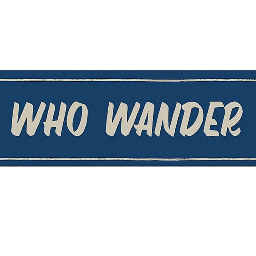 Wall Art * | Ty Pennington 36X6 Not All Who Wander Canvas Wall Art Latest Fashion