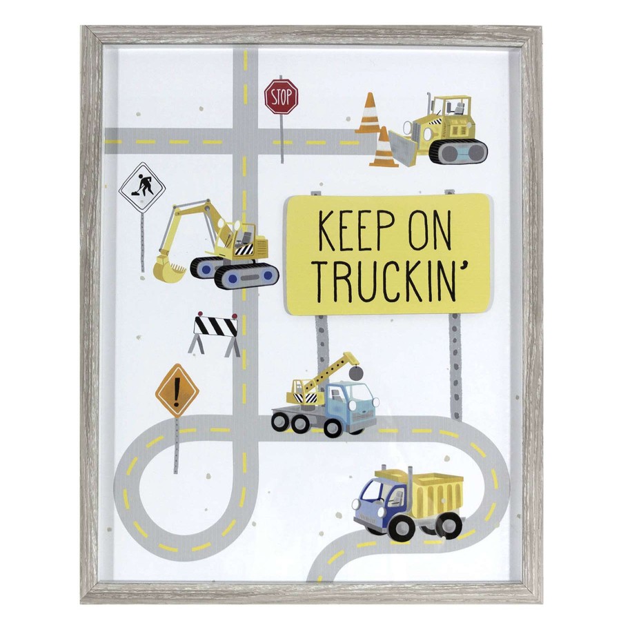 Wall Art * | 16X20 Keep On Truckin Print Under Glass Original Model