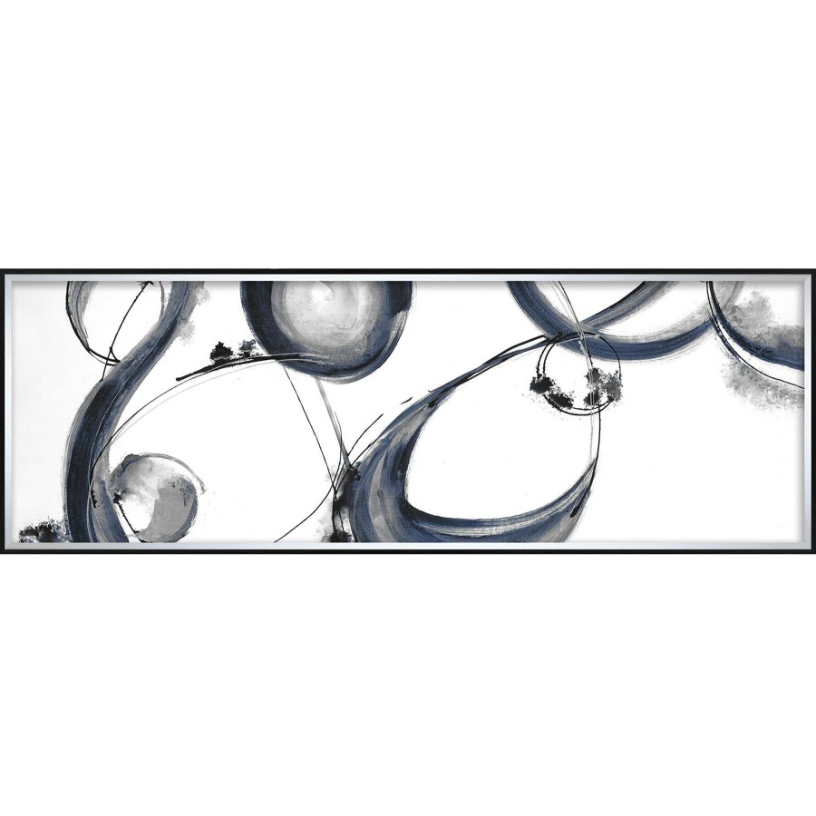 Wall Art * | 49X17 Calligraphy Ii Framed Art Under Glass Offering Discounts